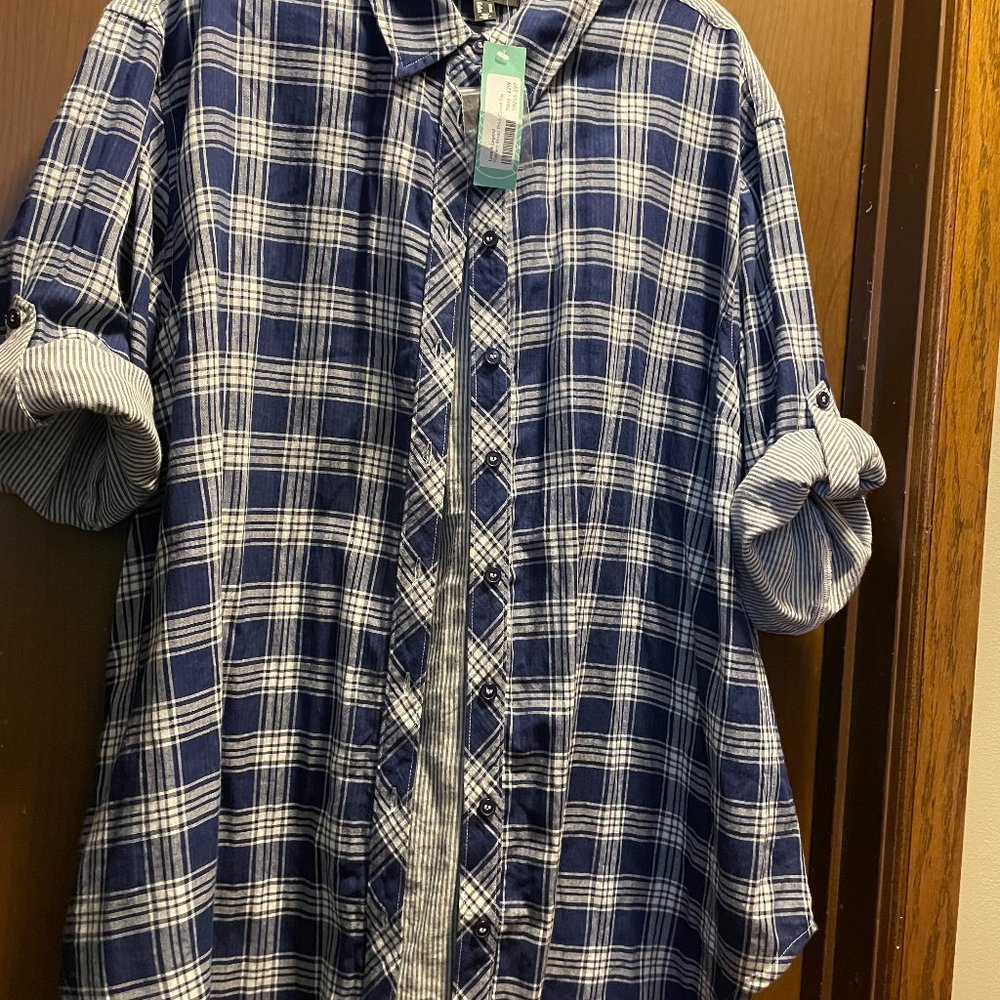 POTRERO MIXED PRINT COTTON TOP